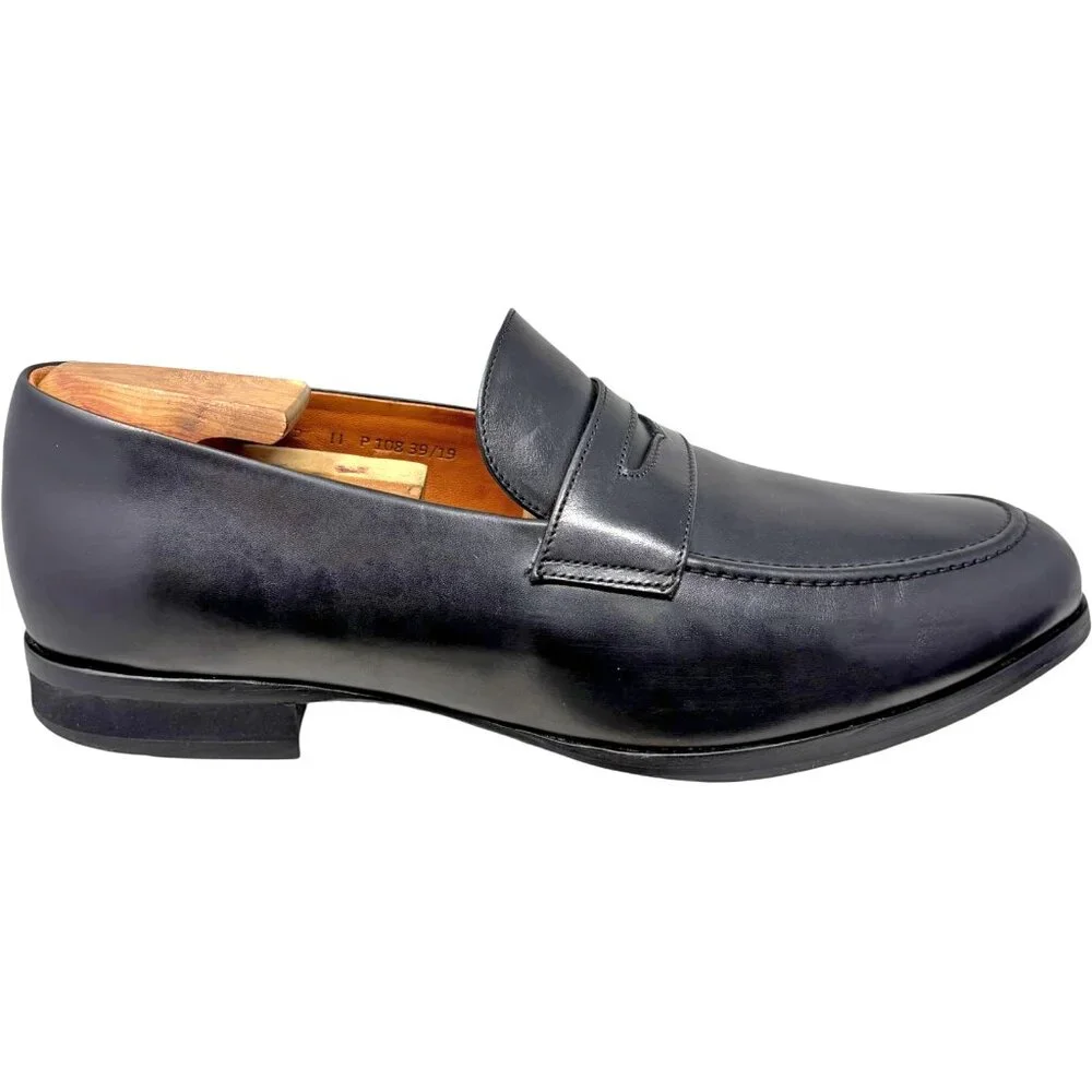 Wolf and Shepherd 9719 Ringer‎ Calf Leather Penny Loafers
